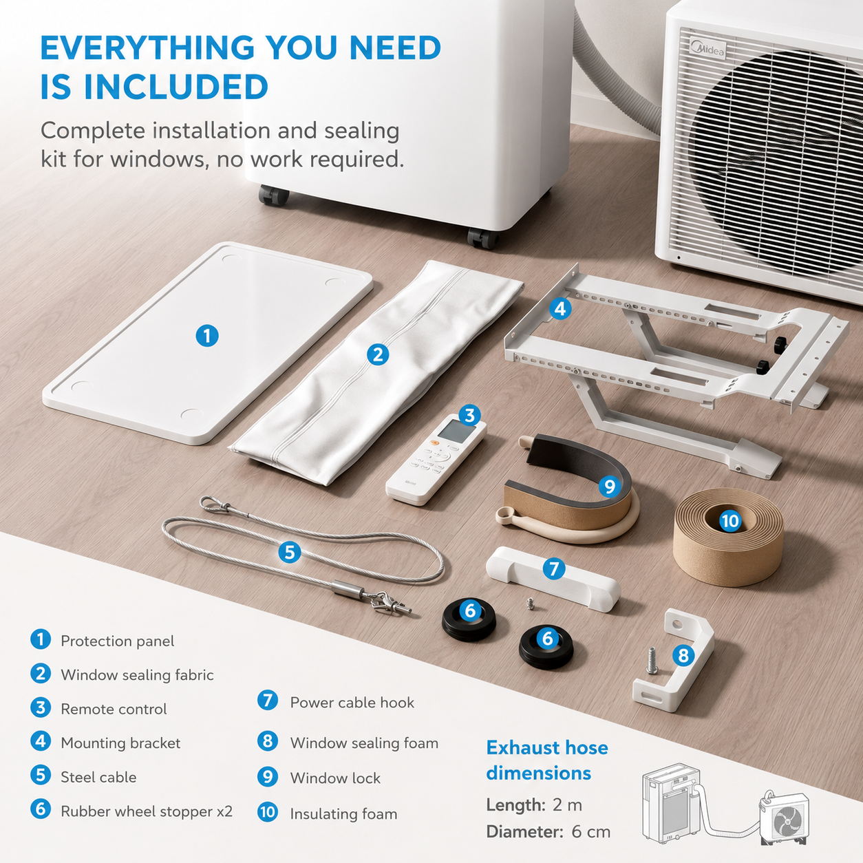 4-in-1 PortaSplit Air Conditioner