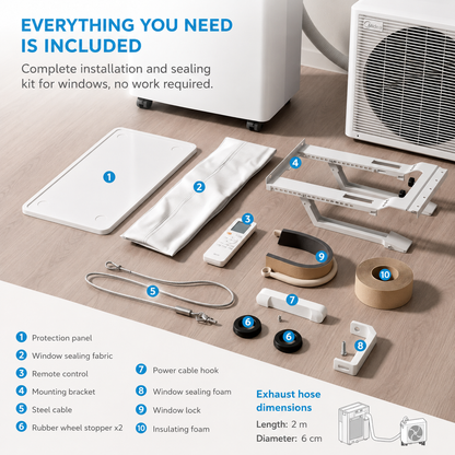 4-in-1 PortaSplit Air Conditioner