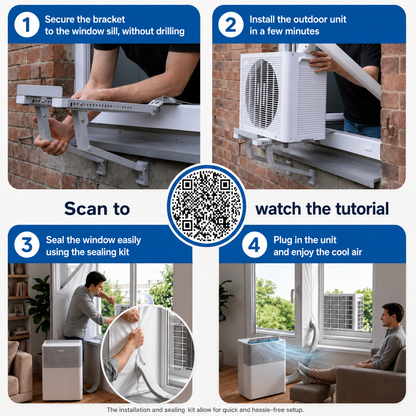 4-in-1 PortaSplit Air Conditioner